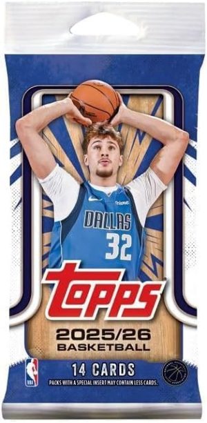2025-2026 Topps NBA篮球交易卡零售包