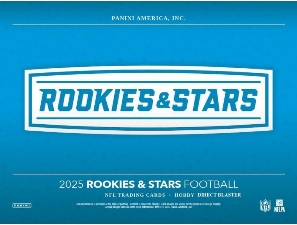 2025 Panini Rookies & Stars Football 6-Pack Hobby Blaster Trading Card Box (1 Autograph or Memorabilia Card Per Box) - Image 6