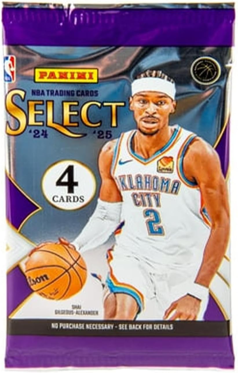 2024–25 Panini Select NBA Basketball Mega Box – Official Trading Cards – Retail Exclusive Blue & Red Prizms, Rookie Cards & Inserts – Sealed Box - Image 2
