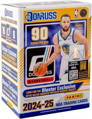 2024-2025 Panini Donruss Basketball Blaster Box | 6 Packs - Look for Blaster Exlusive Optic Rated Rookies Preview Seismic Insert