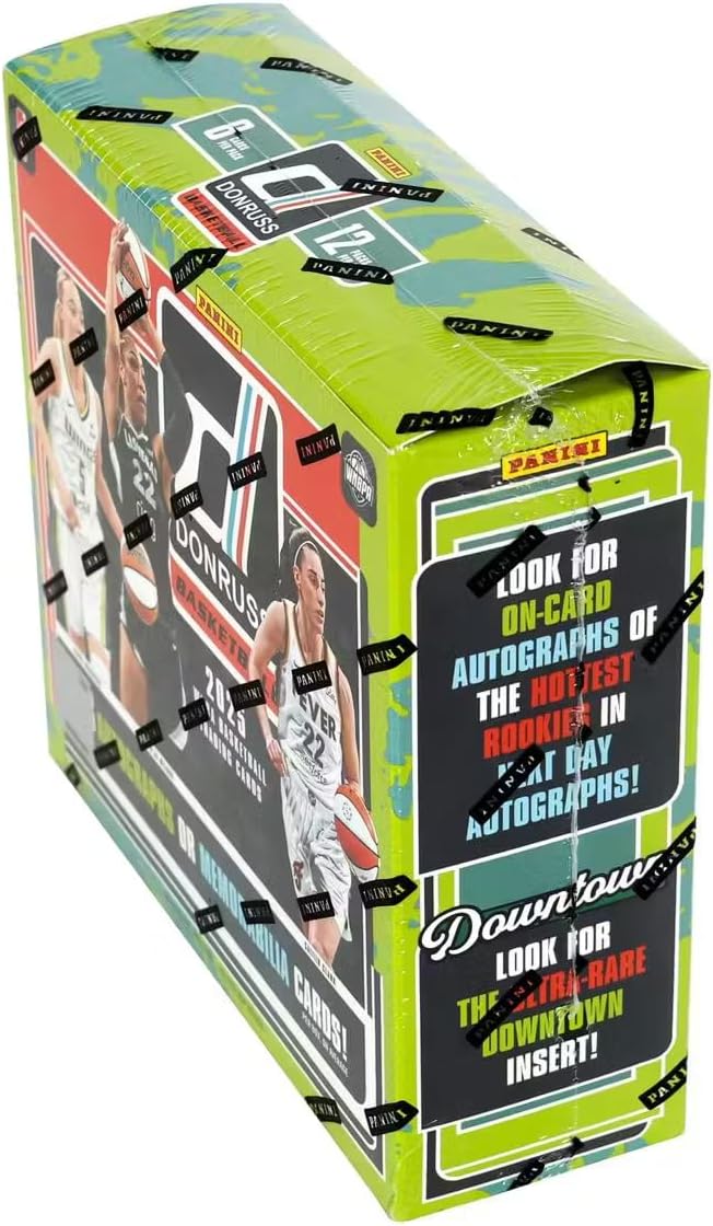 2025 Panini Donruss WNBA Basketball Mega Trading Card Box (1 Autographs or Memorabilia Cards Per Box) - Image 2