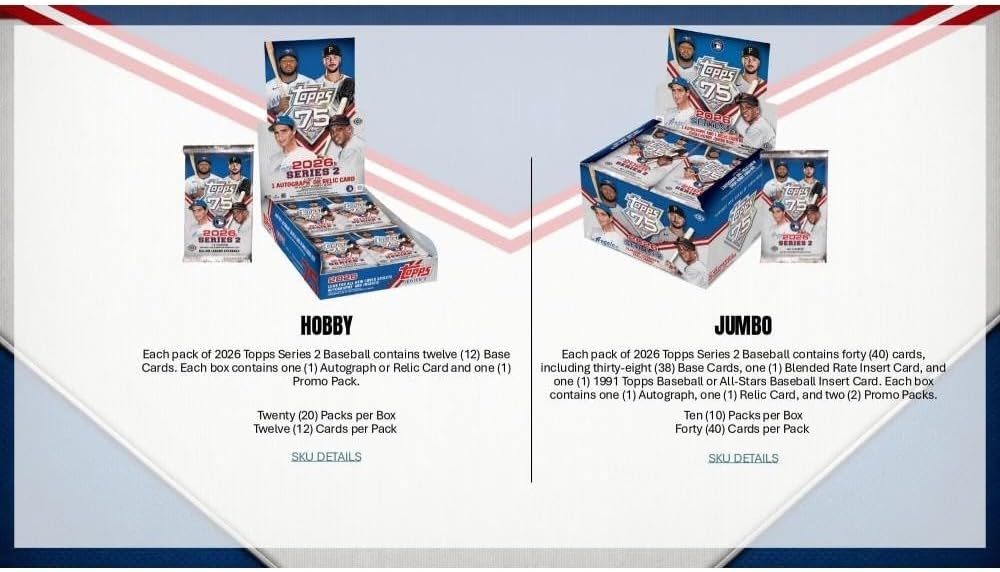 Topps 2026 MLB Baseball Series 2 Hobby Box - Image 2