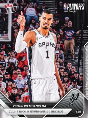Victor Wembanyama 2026 Topps Now - 279 San Antonio Spurs NBA