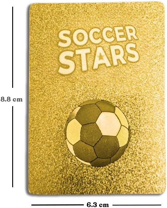 Soccer Trading Cards 2026-27 | 3 Packs - 33 Collectible Cards for Fans & Players Black, Gold & Silver Soccer Mystery Cards Packs Different Cards in Each Set - Try & Collect Them All - Image 3
