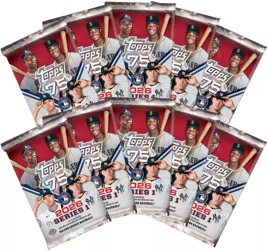 2026 Topps MLB Series 1 Baseball Trading Card Super Box - Image 6