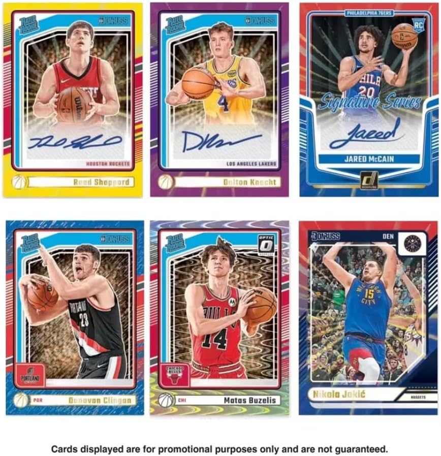 2024-2025 Panini Donruss Basketball Blaster Box | 6 Packs - Look for Blaster Exlusive Optic Rated Rookies Preview Seismic Insert - Image 9