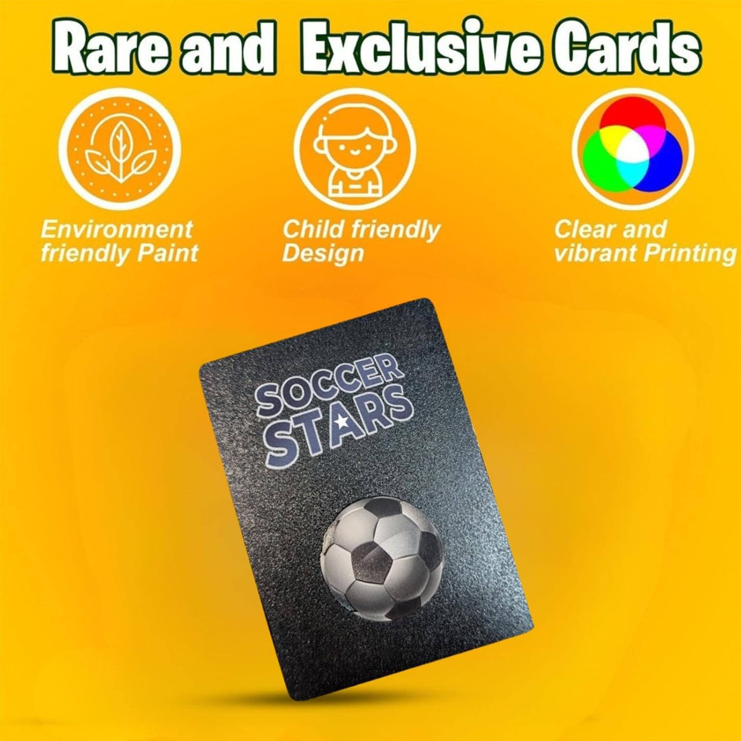 Soccer Trading Cards 2026-27 | 3 Packs - 33 Collectible Cards for Fans & Players Black, Gold & Silver Soccer Mystery Cards Packs Different Cards in Each Set - Try & Collect Them All - Image 4