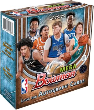 2025-26 Bowman 篮球卡 - 超级盒装 - 原厂密封 - 寻找签名卡 - 美国制造