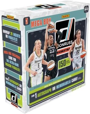 2025 Panini Donruss WNBA Basketball Mega Trading Card Box (1 Autographs or Memorabilia Cards Per Box)