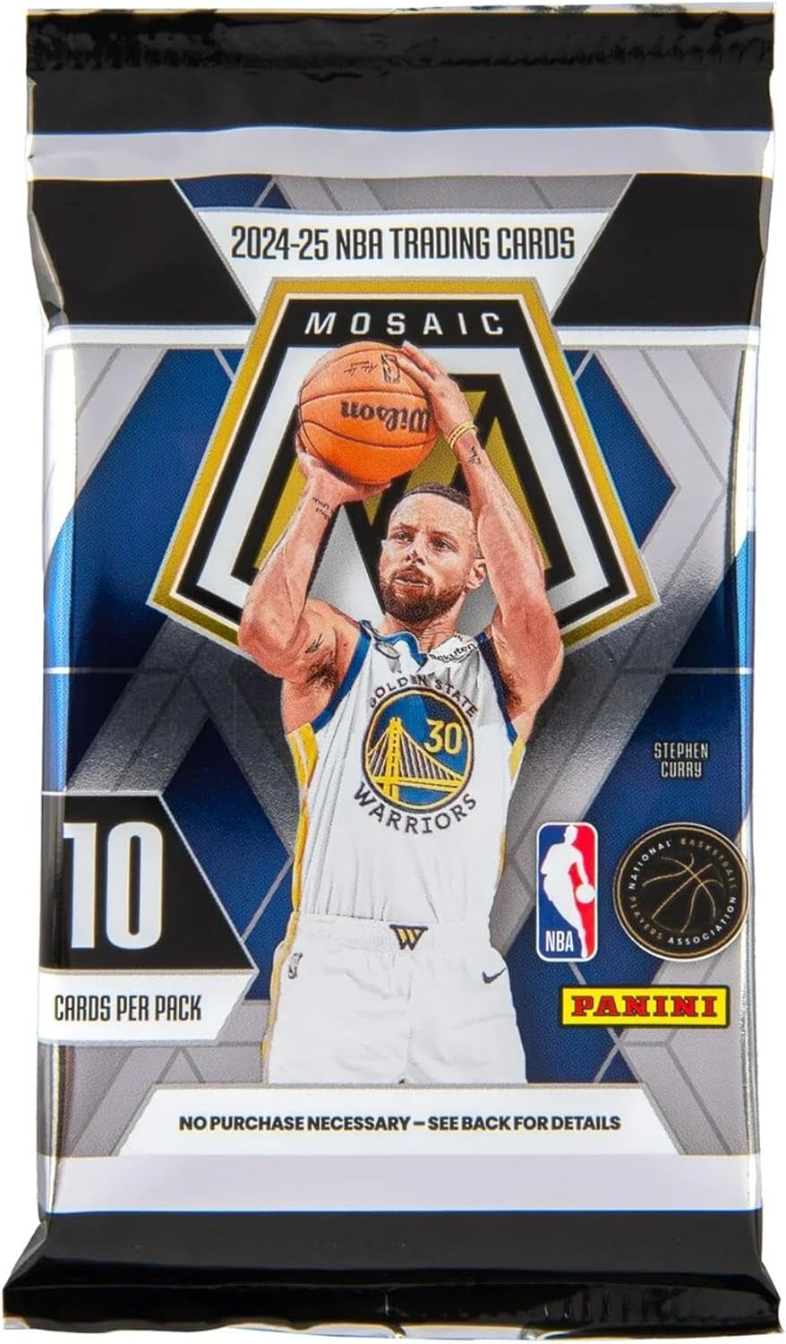 2024–25 Panini Mosaic Basketball Mega Box – Official NBA Trading Cards – Includes Exclusive Reactive Parallels & Inserts – Collect Top Rookies, Stars & Legends - Image 3
