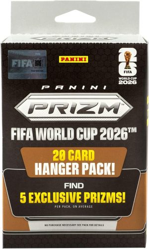 2026 Panini Prizm World Cup Soccer Exclusive Trading Cards Hanger Box