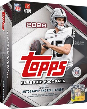 2026 Topps NFL Flagship Football - Factory Sealed - Mega Box