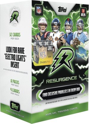 2025 Topps NFL Resurgence Football - Factory Sealed - Value Box
