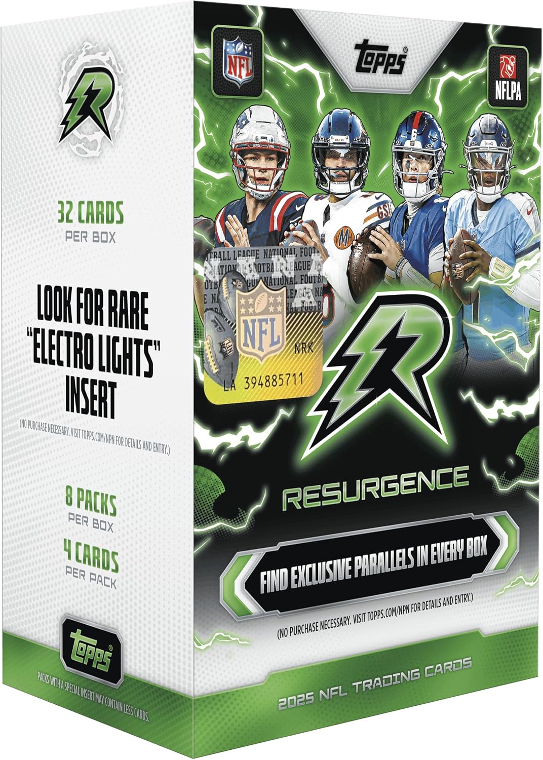 2025 Topps NFL Resurgence Football - Factory Sealed - Value Box