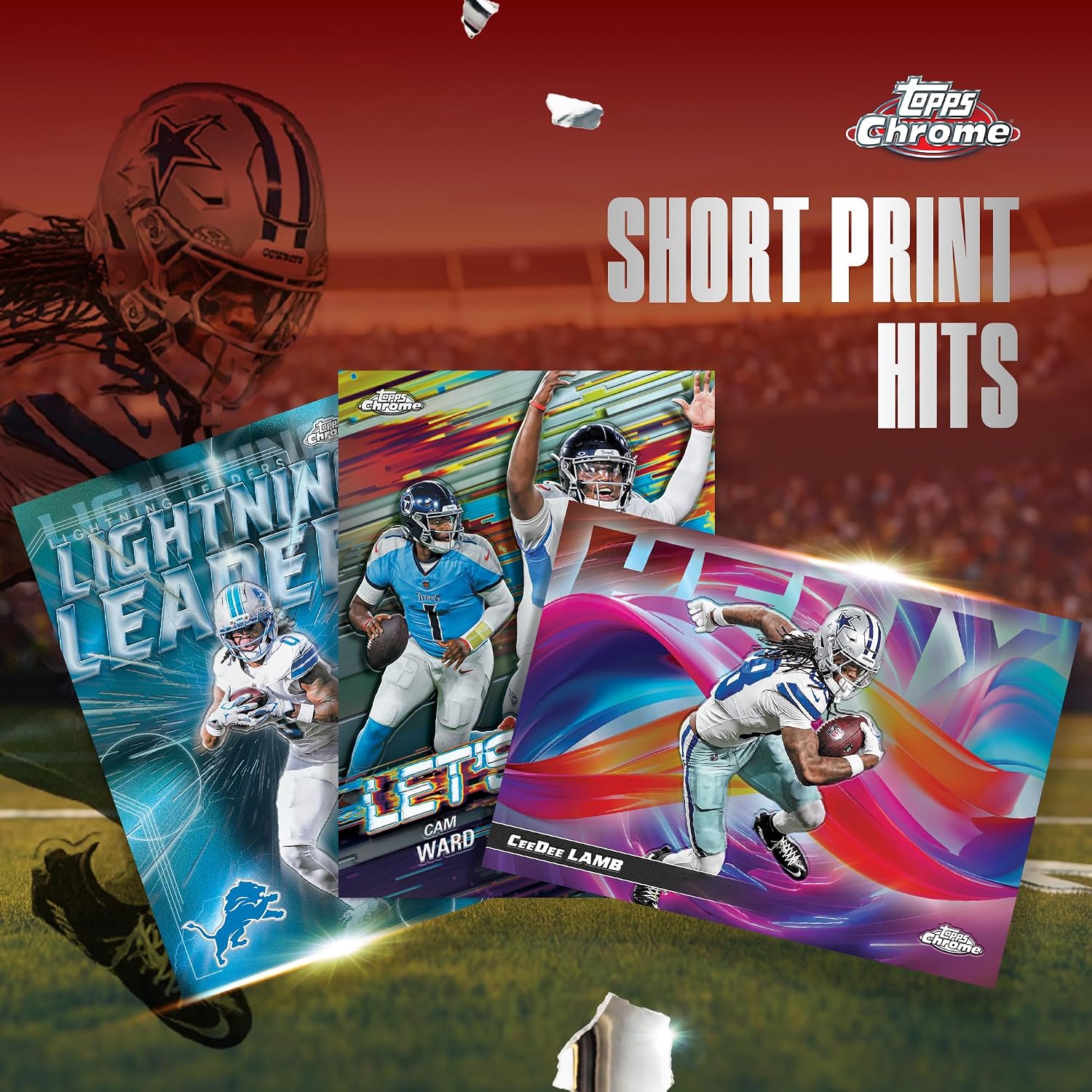 2025 Topps Chrome NFL Football - Factory Sealed - Value Box - Image 6