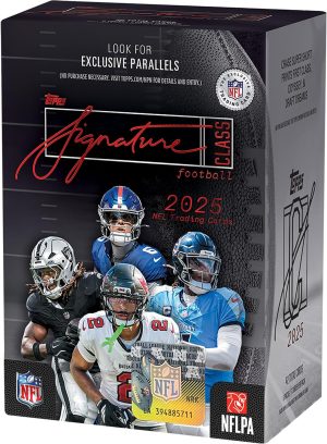 2025 Topps NFL Signature Class Football - Factory Sealed - Value Box