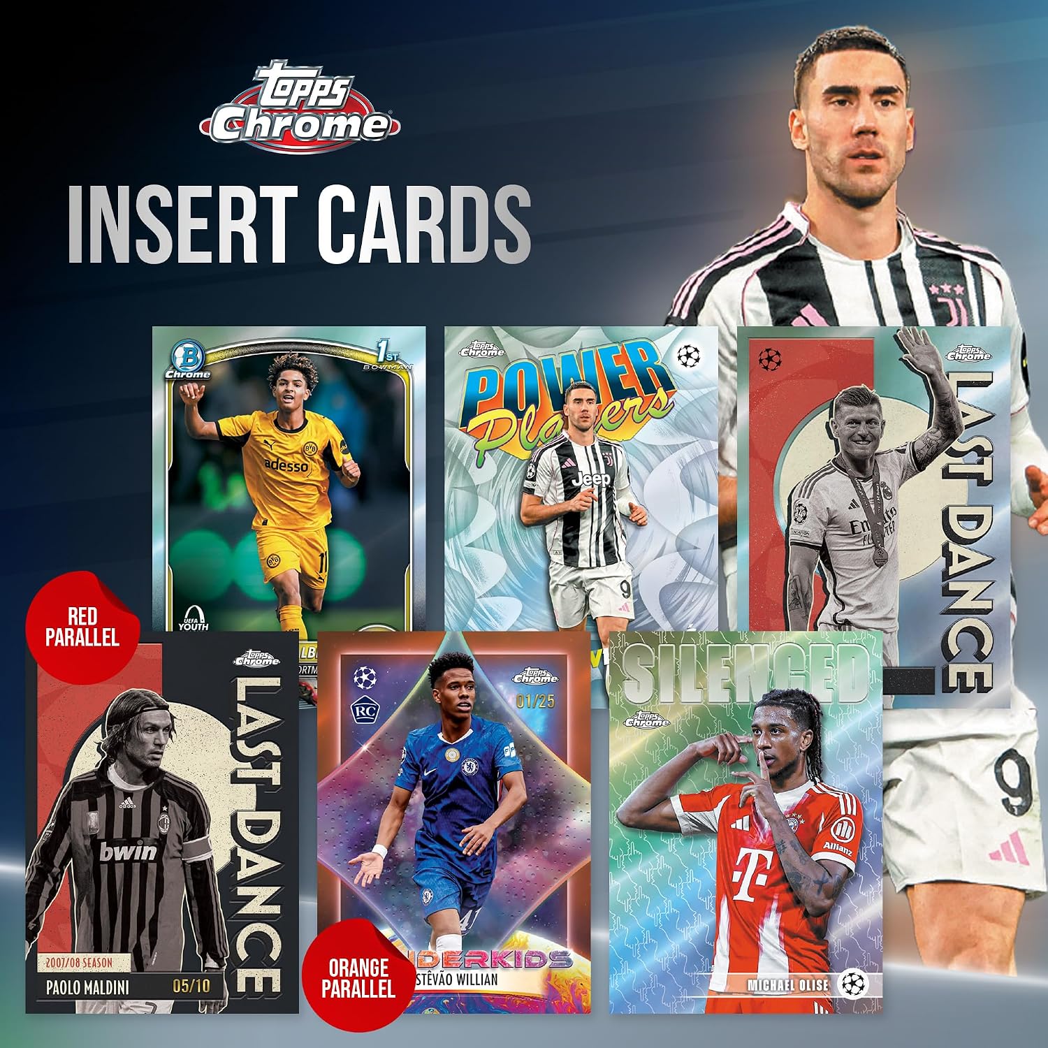 2025-26 Topps Chrome UEFA Club Competitions Soccer - Factory Sealed - Value Box - Image 6