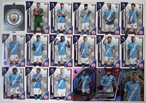 Premier League 2026 Manchester City 18 Card Trading Card Base Team Set