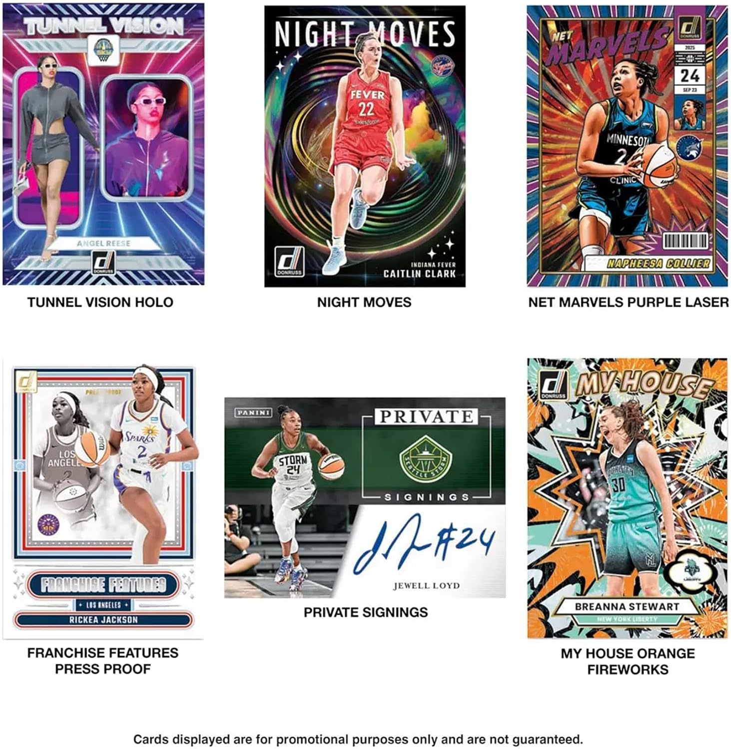 2024-25 Panini Donruss WNBA Basketball Card Box – Official Trading Cards – Includes Rookie Cards, Inserts, and Parallels – Sealed Retail Box - Image 5