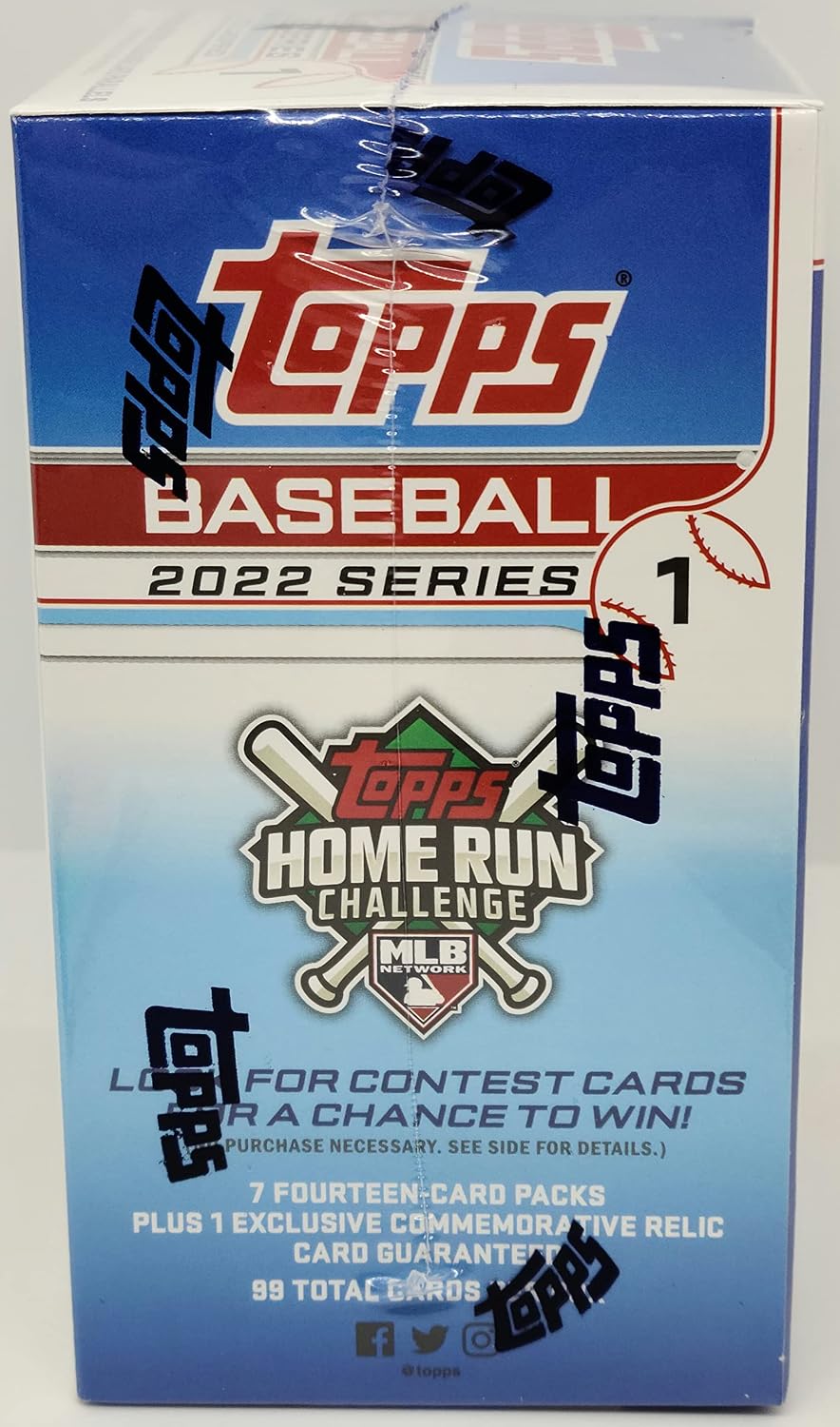 2022 Topps Series 1 Baseball Trading Cards Blaster Box (99 cards per box) - Image 3