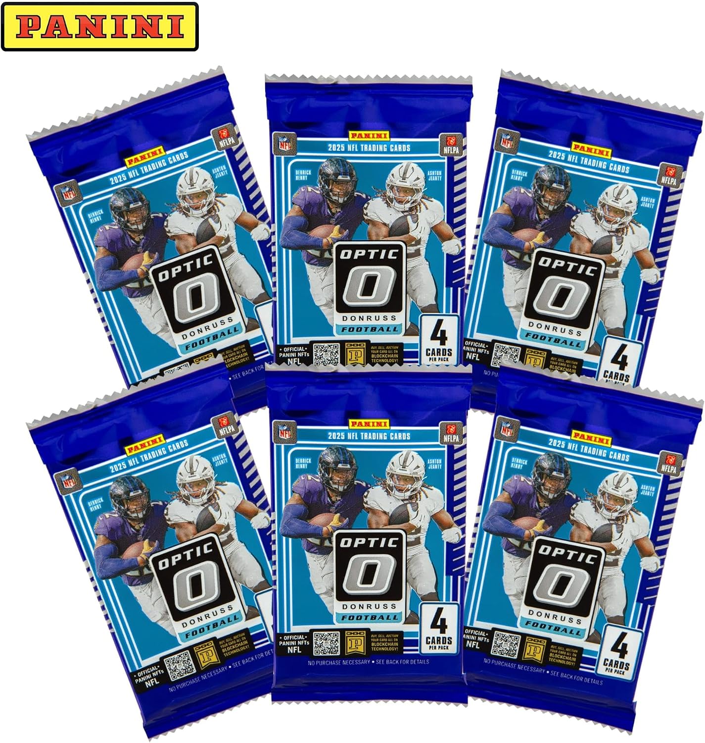 2025 Panini Donruss Optic Football Blaster Box (Purple Shock) - Image 3