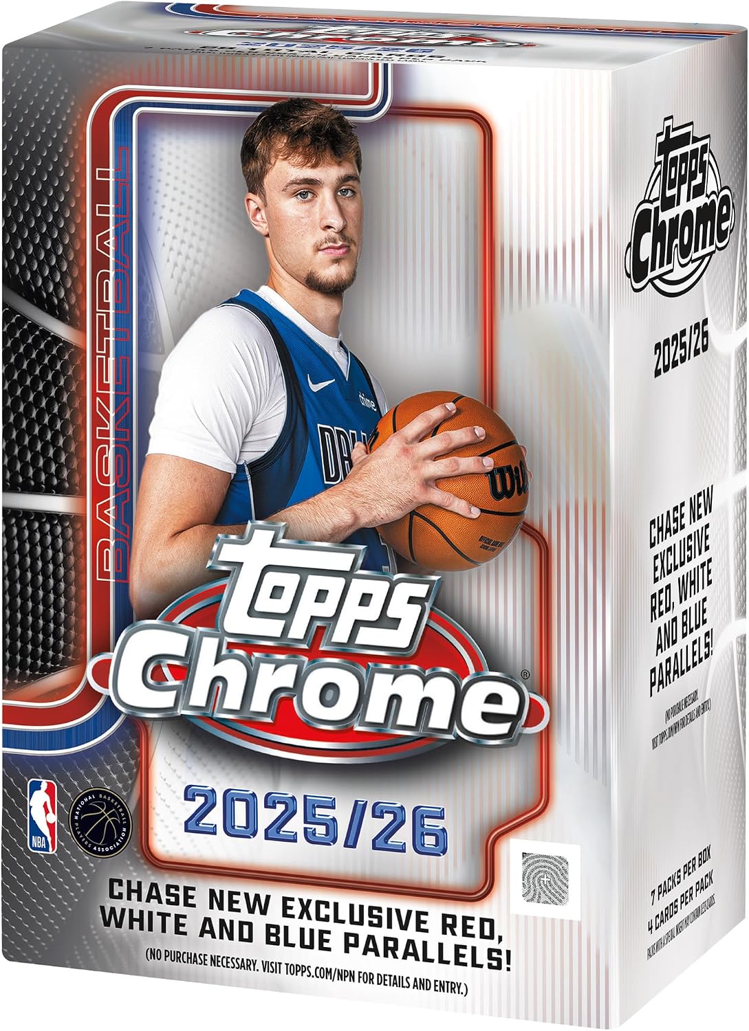 2025-26 Topps Chrome NBA Basketball - Factory Sealed - Value Box - Image 2