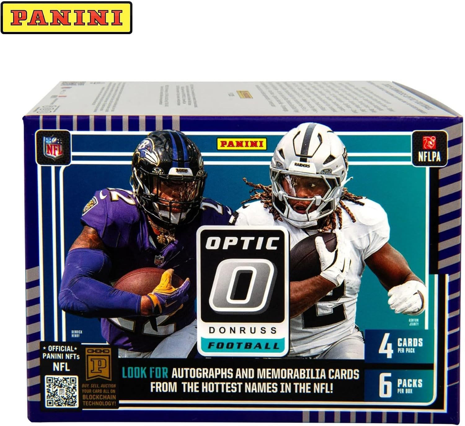 2025 Panini Donruss Optic Football Blaster Box (Purple Shock) - Image 7