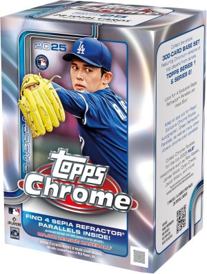 2025 Topps Chrome MLB Baseball - Factory Sealed - Value Box
