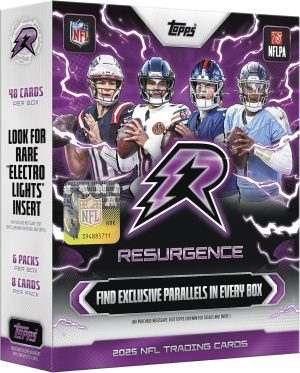 2025 Topps NFL Resurgence Football - Factory Sealed - Mega Box