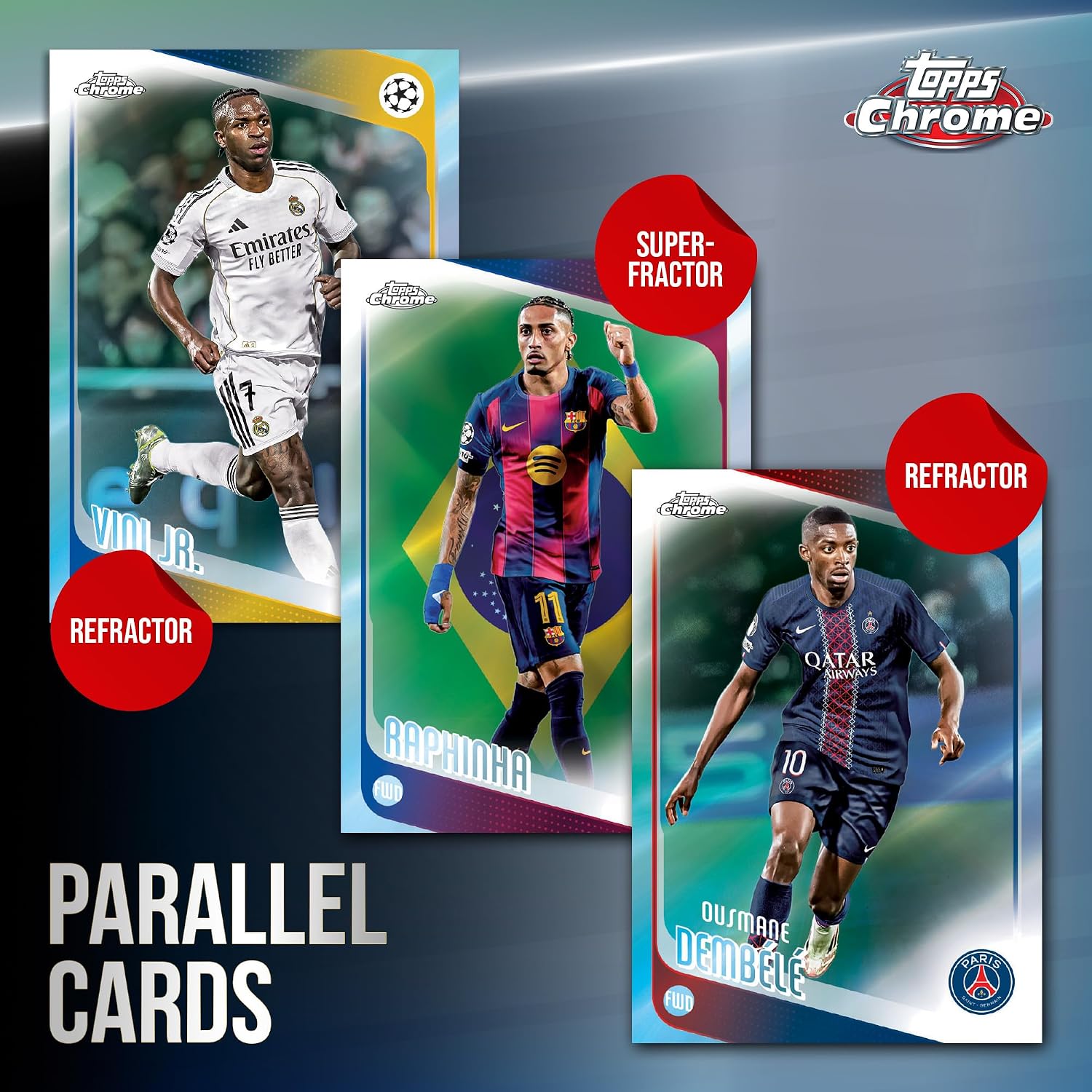 2025-26 Topps Chrome UEFA Club Competitions Soccer - Factory Sealed - Value Box - Image 5