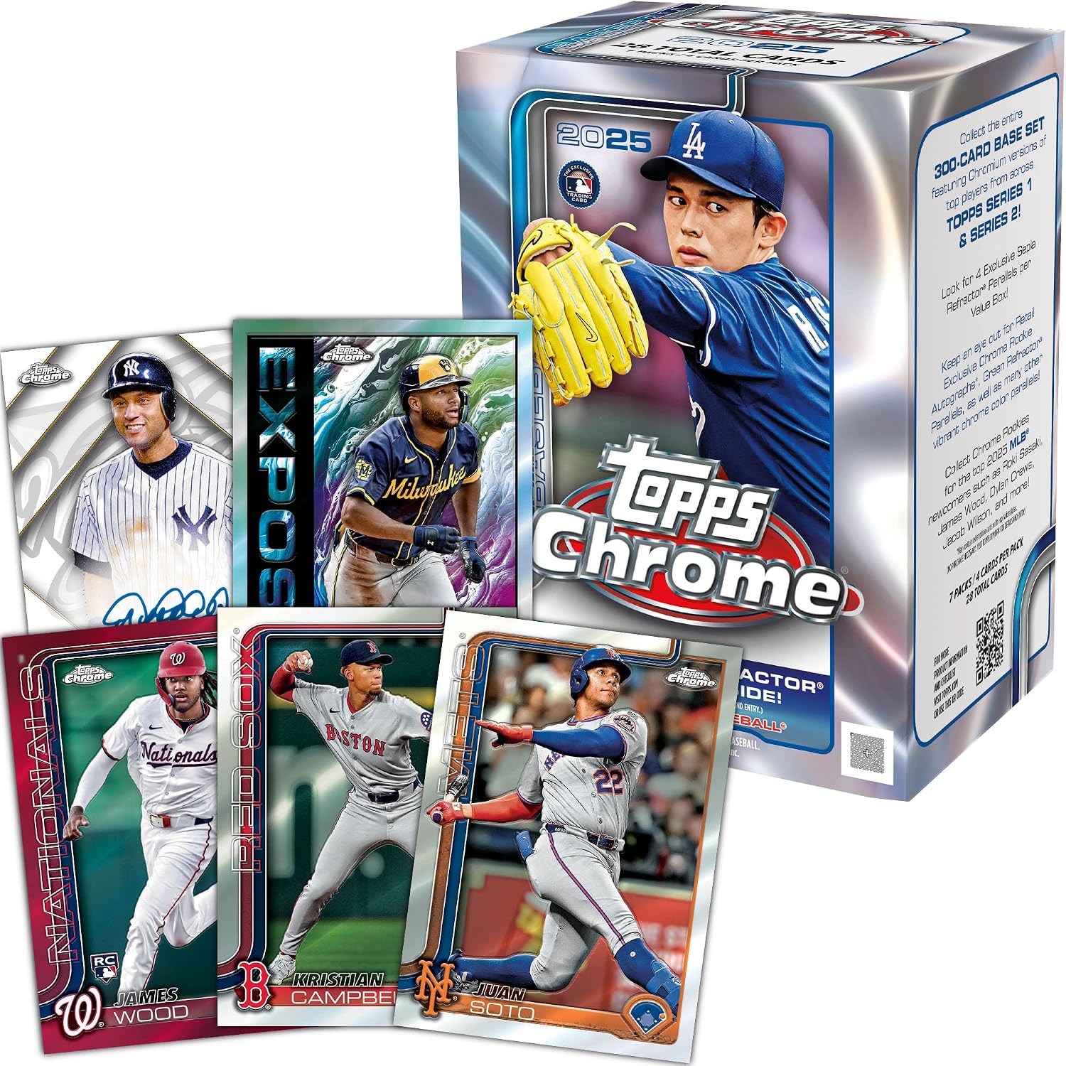 2025 Topps Chrome MLB Baseball - Factory Sealed - Value Box - Image 2