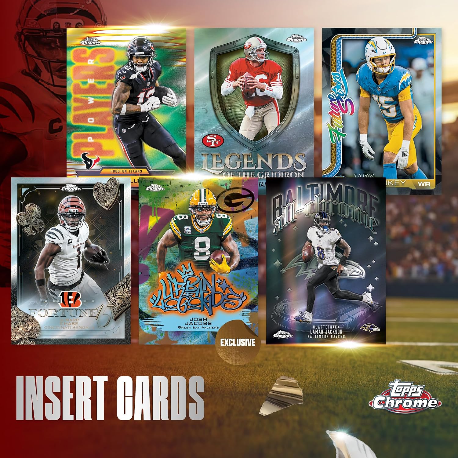 2025 Topps Chrome NFL Football - Factory Sealed - Value Box - Image 5