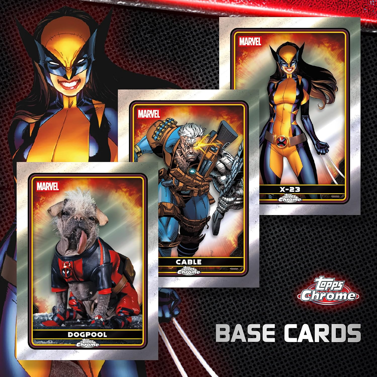 2025 Topps Chrome Deadpool - Factory Sealed - Value Box - Image 4