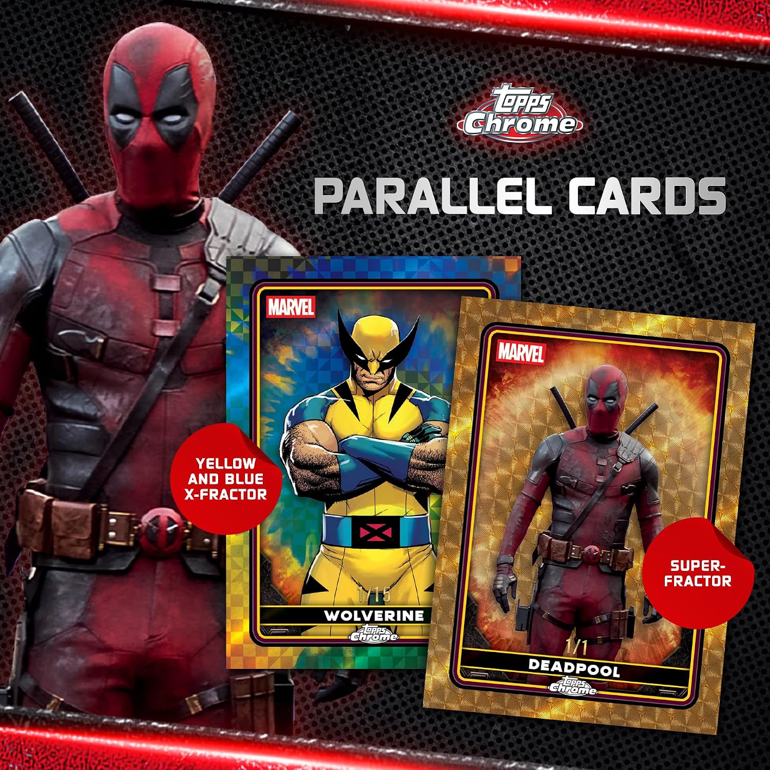 2025 Topps Chrome Deadpool - Factory Sealed - Value Box - Image 5