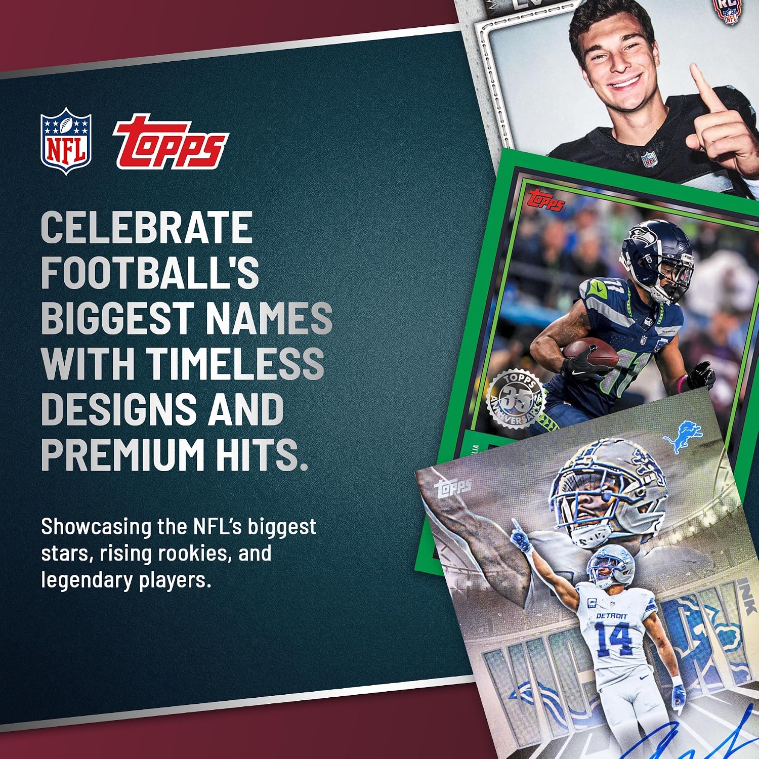 2026 Topps NFL Flagship Football - Factory Sealed - Mega Box - Image 3
