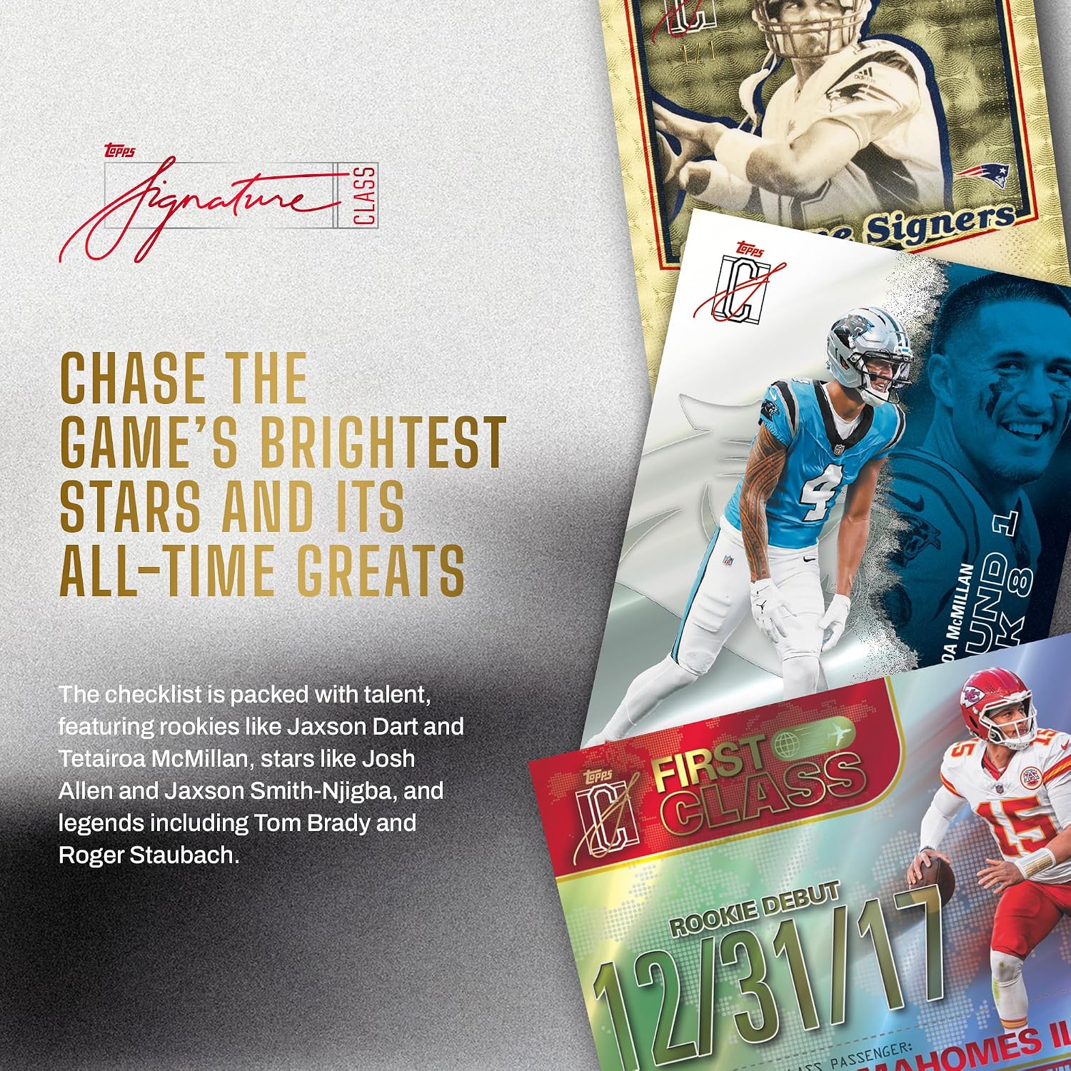 2025 Topps NFL Signature Class Football - Factory Sealed - Value Box - Image 3