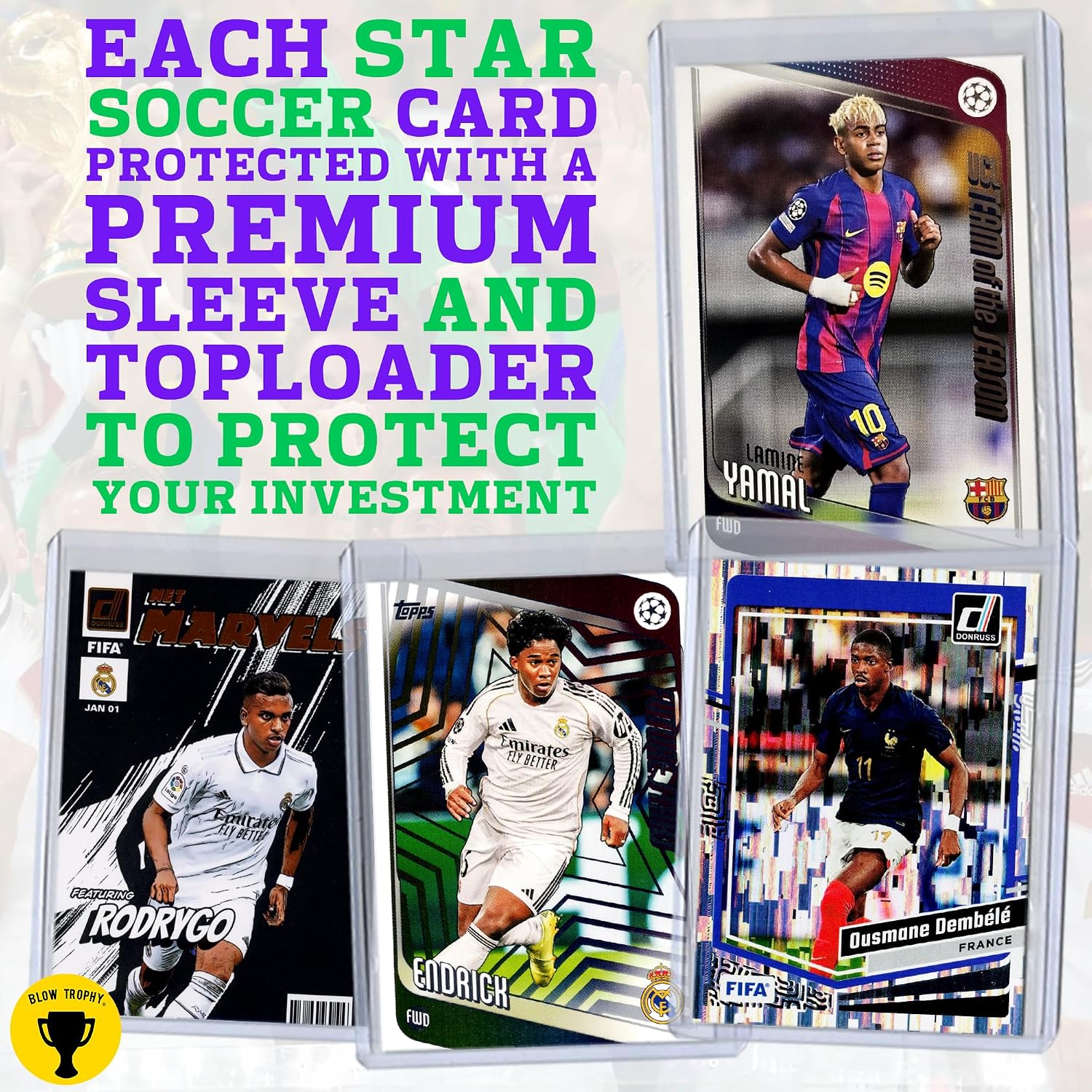 2026 World Cup Superstar Football Trading Card Set: 11 Cards + 1 Sticker - Image 4
