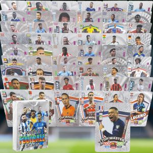 2026 Soccer Trading Cards | 55 Unique Collectible Cards per Box | Premium Paper, for Soccer Fans of All Ages, Ideal for Collecting & Trading (Non-Original) (Golden)