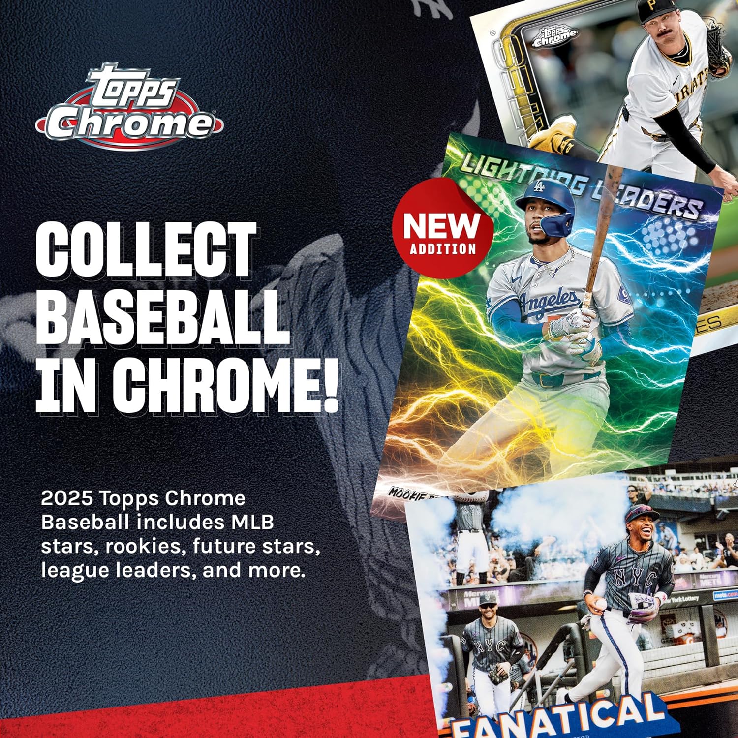 2025 Topps Chrome MLB Baseball - Factory Sealed - Value Box - Image 3