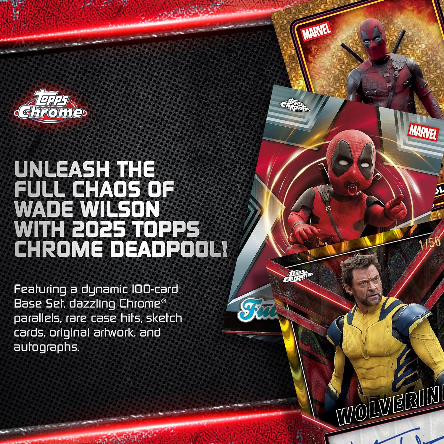 2025 Topps Chrome Deadpool - Factory Sealed - Value Box - Image 3